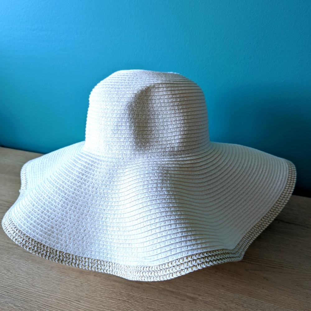 White Floppy Hat